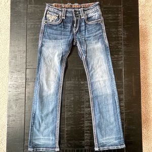 Rock Revival James Boot Jeans Size 31 EUC